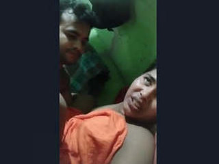 Sizzling couple engages in intimate video recording