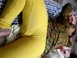 Arousing Indian sister-in-law sleeping