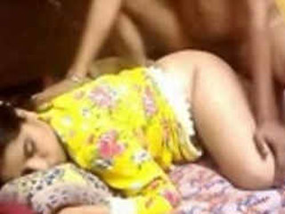 Indian sister and her older male relative