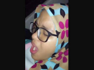 A hijabi woman pleasures herself and has passionate sex with a man