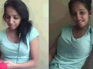 Aroused girl exhibits herself to an unfamiliar person