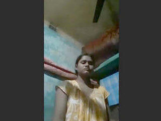 Village woman's sensual display of her intimate parts