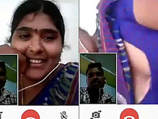 Indian aunt's video chat with boyfriend