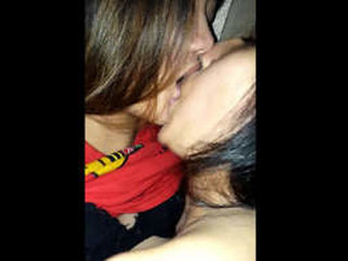 Sensual encounter between two stunning South Asian women