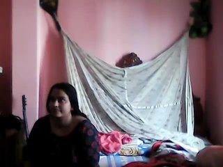 Elderly aunt's clandestine relationship caught on camera