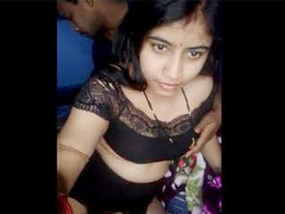 Aroused brother-in-law skillfully fondles sister-in-law's breasts