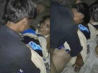 Indian village bhabi engages in outdoor sex