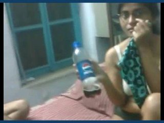 Aunty in lingerie receives affection from her nephew