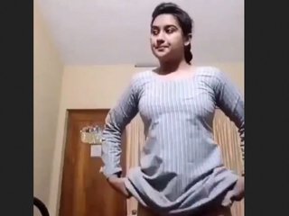 Indian sister undresses and displays her attractive physique