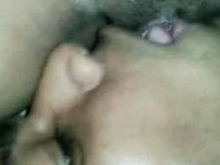 Indian aunt reveals her unshaven vagina