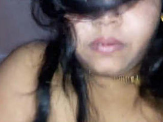 Curvy Indian wife on top of her husband