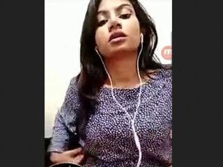 Gorgeous young woman displays herself