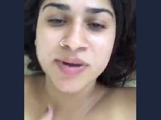 Busty girl with a lustful desire