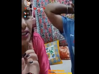 Seductive Indian couple dance 20 with Priya and Sangeeta