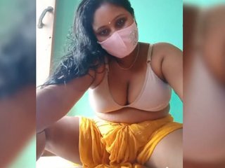 Busty bhabi in a steamy live performance