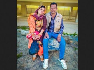 Indian middle-aged couple engages in sexual activity