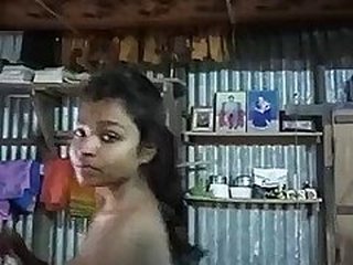 Steamy maid indulges in a live rendezvous with a lover