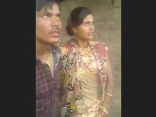 Young nephew and village aunt caught in intimate encounter