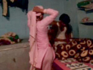 Desi couple enjoys intimate moments in the village