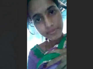 Nepalese girl's breasts and intimate parts on display