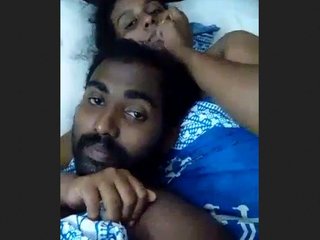 Passionate lovers of Indian descent share intimate moments