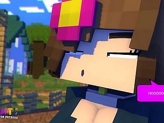 Amber and a horse have wild sex in a slippery room