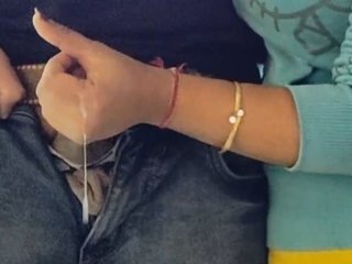 My girlfriend assists me in ejaculation
