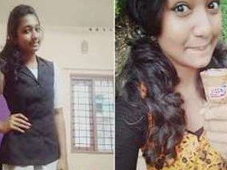 Lovely Indian girl teases with her breasts in the bathroom