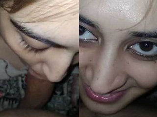 Busty Pakistani girl enjoys her boyfriend's cum