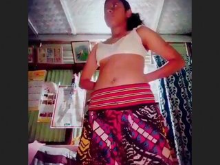 Young blonde girl pleasures herself with fingers and tongue