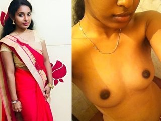 Curvy babe from Kerala goes nude on camera