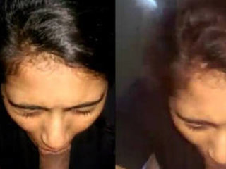 Desi girlfriend indulges in oral pleasure