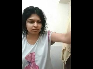 Cute Desi girl Sefli in a solo video