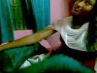 Cute desi college girl gives a blowjob on camera