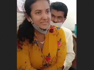 Office worker gets caught in the act by her boss