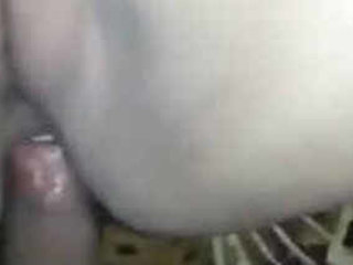 Middle Eastern man has sex with his wife in the ass