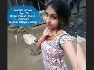 Naughty teen girl sends MMS of her sexy self