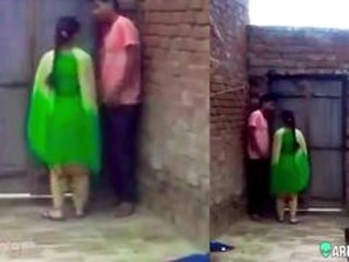 Desi MMS video captures students kissing in the background of a school
