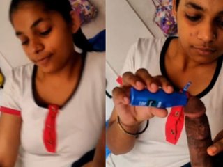 Cute teen sister gets fucked by her brother in a steamy video