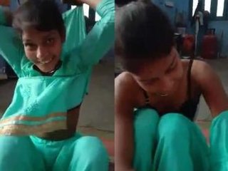 Hubby pleasures his wife with licking and fingering in village video