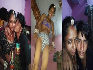 Desi village couple's sex video with hairy pussy