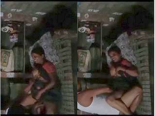 Amateur couple's boob-bouncing fuck session in their hilly hometown