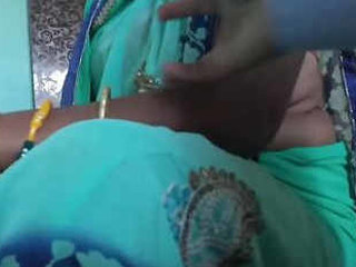 Desi neighbor and his friend play with a big-titted woman