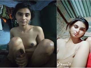 Amateur wife enjoys solo and hardcore sex in part 1 of exclusive video