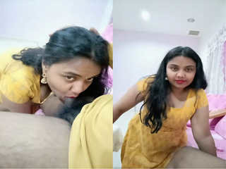 Kruthika's exclusive blowjob skills in action