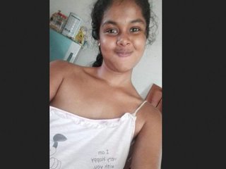 Watch a cute desi girl show off her boobs and fingers herself