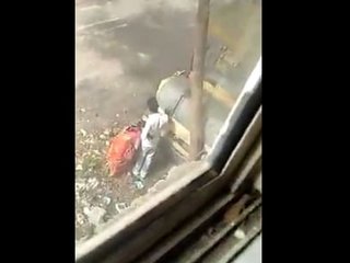 Aunty in a saree gets naughty outdoors