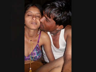 Indian couple enjoys hard anal sex in the bedroom