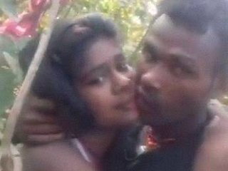 Outdoor sex video of tribal couple in Dehati