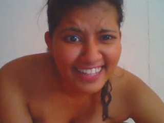 Teenage girl makes a video for her boyfriend